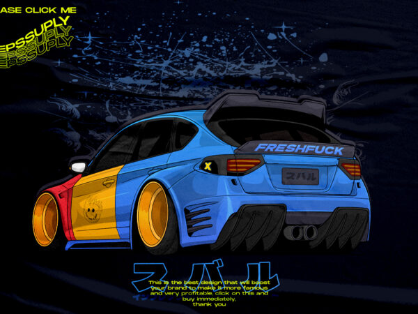 Suba, jdm car design streetwear