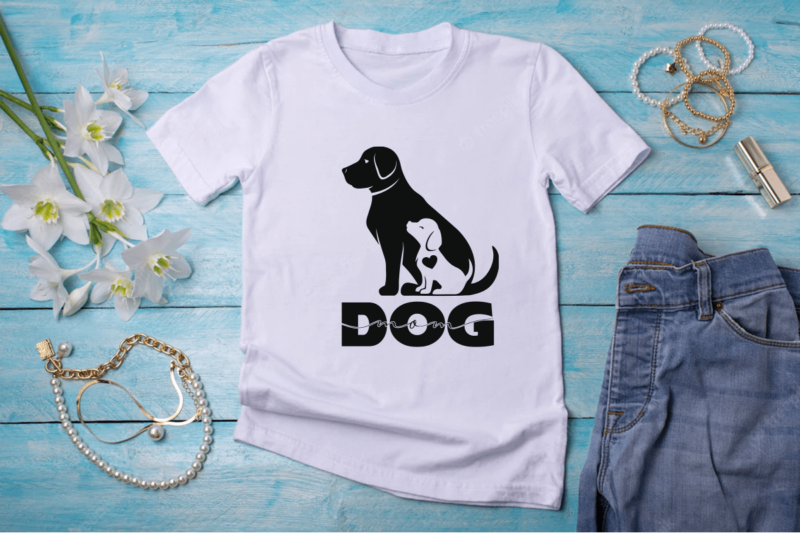 Dog Mom Mothers Day Tshirt Design
