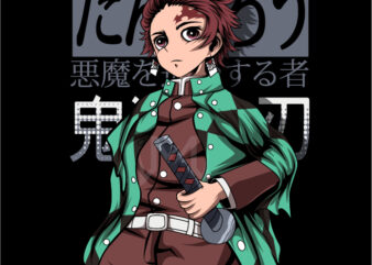 kamado tanjiro t shirt vector art
