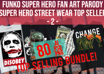 Funko super hero fan art parody super hero street wear top treding best seller 2