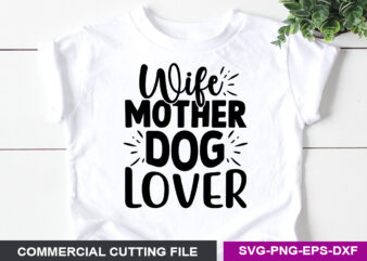 Dog SVG T shirt Design Template