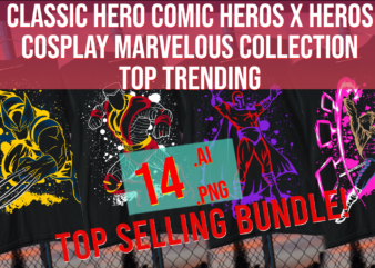 Parody Fan Art X Heroes Classic Comic Heros Cosplay Marvelous Collection Top Trending t shirt illustration