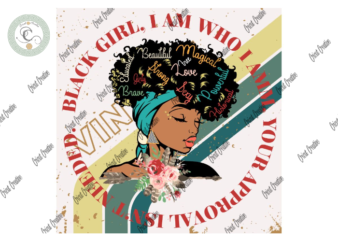 Black Women , I am Who I am Diy Crafts, Flower clipart Svg Files For Cricut,Black Beauty Silhouette Files, Trending Cameo Htv Prints