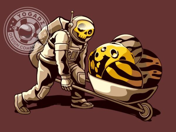 Astronaut 39 t shirt vector