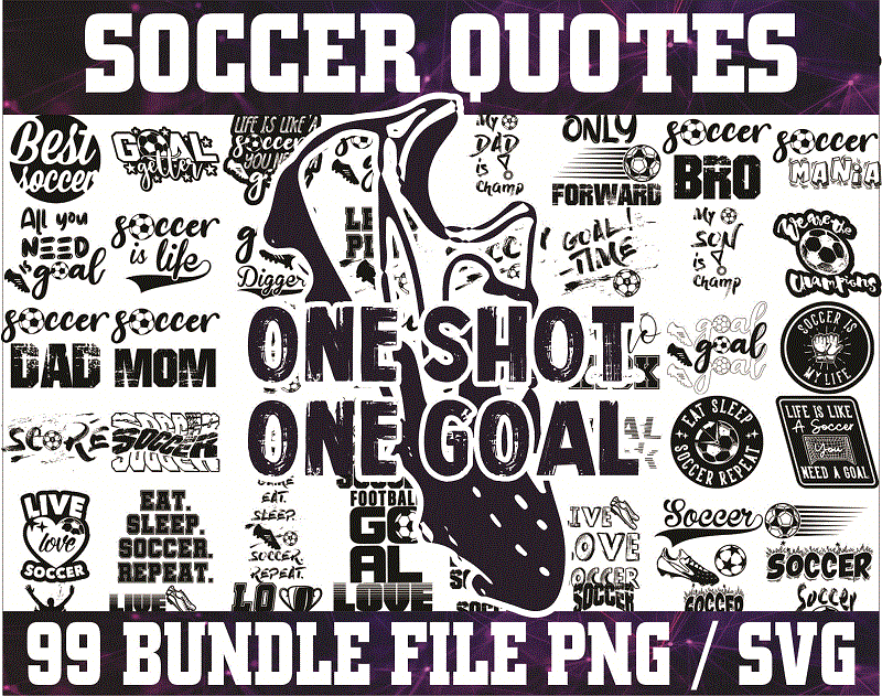 100 Soccer Quotes Sayings Bundle, Soccer Quotes Png, Soccer Sayings Svg, Love Soccer Quotes, Football Quotes Eps, Digital Download 1017511790