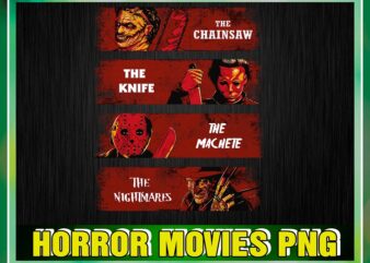 Horror Movies Png, Scary Characters, Serial Killers Png, The Chainsaw, The Knife, The Machete, The Nightmare,PNG Printable, Instant Download 1043992826