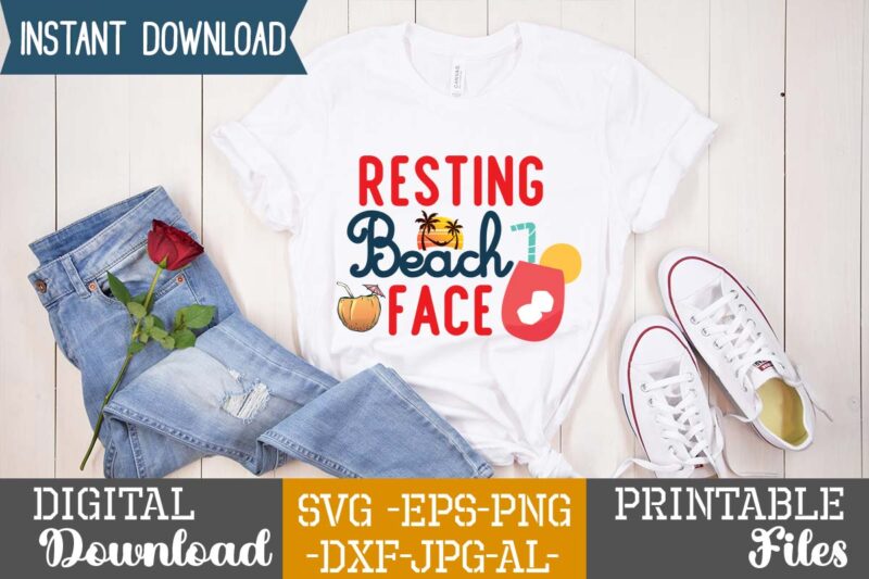 Resting Beach Face,summer design, summer marketing, summer, summer svg, summer pool party, hello summer svg, popsicle svg, summer svg free, summer design 2021, free summer svg, beach sayings svg, summer