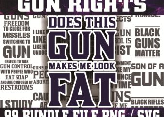 100 Gun Rights SVG/PNG Bundle, Gun Power, Girl And Guns, Guns Make Me Happy, Funny 2nd Amendment SVG, Patriotic svg, Instant Download 1017630464