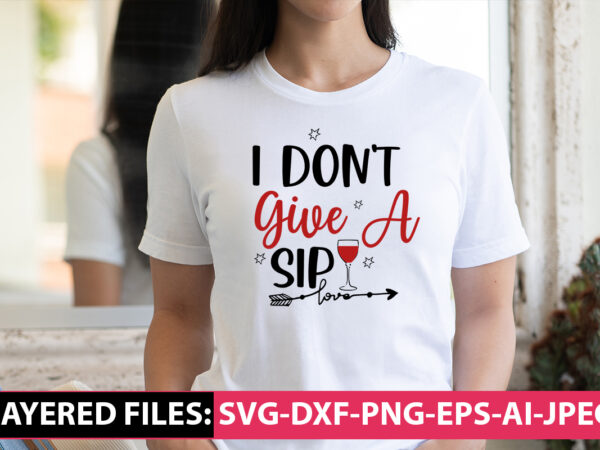 I don’t give a sip vector t-shirt design
