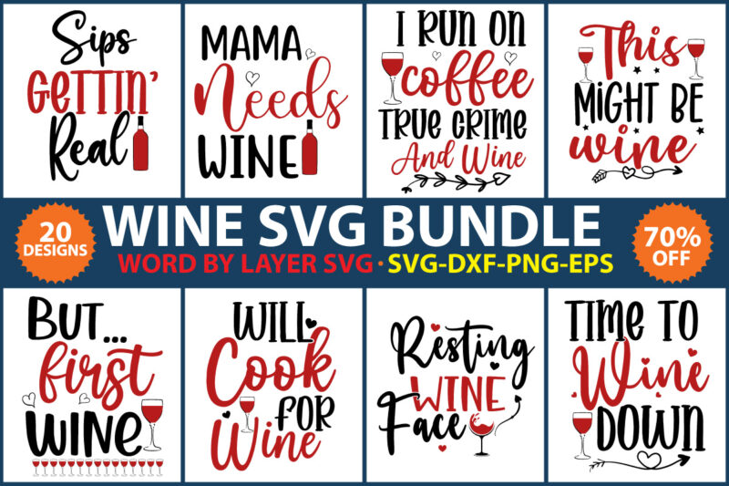 Wine Bundle SVG, Wine Svg, Wine Lovers, Wine Decal, Wine Sayings, Wine Glass Svg, Drinking, Wine Quote Svg, Cut File for Cricut, Silhouette,Wine Bundle SVG, Wine Quote Bundle SVG, Funny