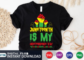 Juneteenth is my Independence Day T Shirt Print template