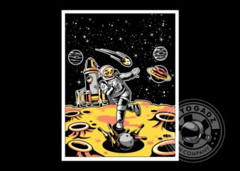 Astronaut 41 t shirt vector