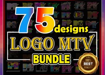 75 Logo Mtv Bundle PNG , Logo Mtv, MTV Old School , Mtv Logo Set , MTV Leopard , Sublimation File and New Update Mtv, Digital Download 991247654