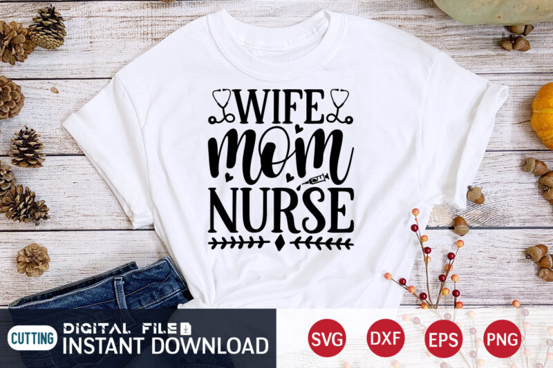 Nurse svg bundle t shirt vector illustration