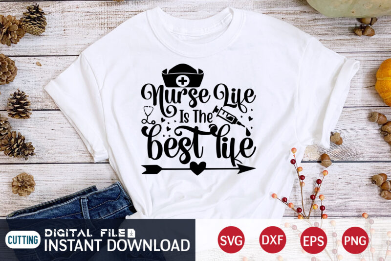 Nurse svg bundle t shirt vector illustration