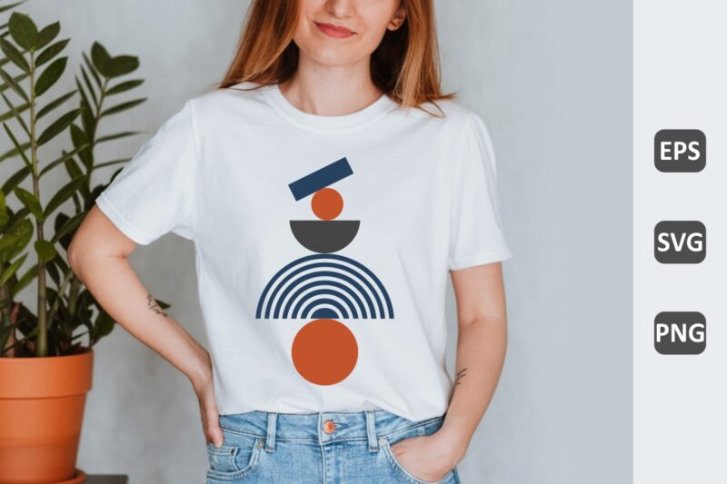 Boho abstract art t shirt designs bundle, Boho abstract art sublimation bundle, boho graphic t shirt, abstract t shirt design EPS SVG PNG