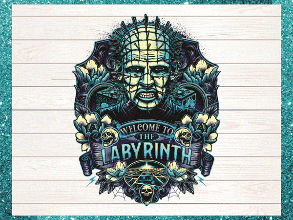 Welcome to the labyrinth png, horror character png, horror art png, horror pinhead png, png printable, instant download, digital file 1041191885 t shirt design for sale