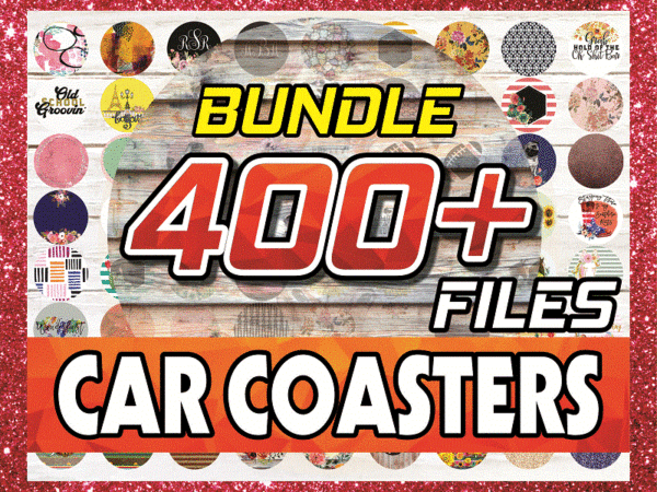 Combo 400+ designs coaster png bundle, huge car coaster png, sunflower coaster, sublimation coaster, clip art design, png – digital download cb723275105