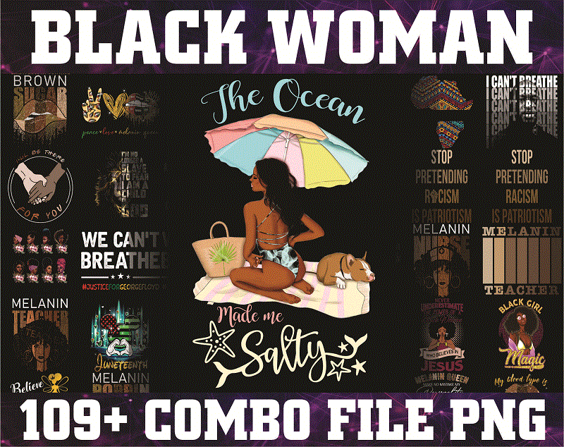 Combo 109+ Black Woman PNG, Black Lives Matter Png, Black Girl Magic Png , Combo Digital Print Design, Digital Download CB941575379