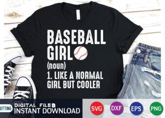 Baseball Girl T shirt, Girl Shirt, Baseball Shirt, Baseball SVG Bundle, Baseball Mom Shirt, Baseball Shirt Print Template, Baseball vector clipart, Baseball svg t shirt designs for sale