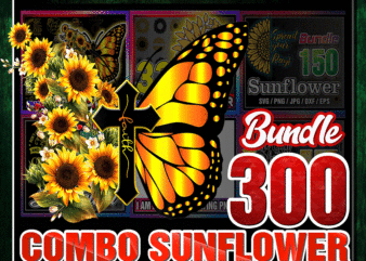 Combo 300+ Sunflower SVG/PNG Bundle, Sunflower Queen Png, Flower Lover Png, Sunflower Sticker, Sunflower monogram, Sunflower ClipArt-Quotes CB1003329087 t shirt vector file