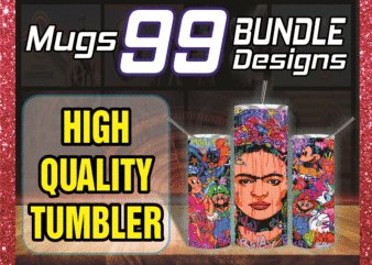 Bundle 99 High Quality Tumber Designs , 20oz Skinny Straight, Template For Sublimation, Digital Download, Tumbler Digital, Digital File 1014591399