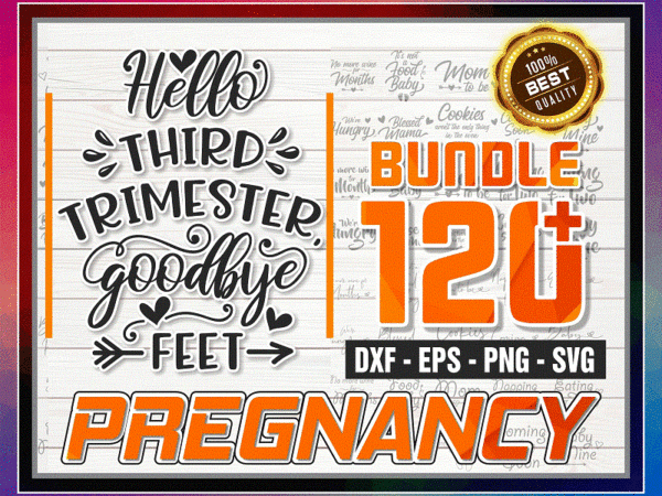 120 designs funny pregnancy svg bundle, pregnant women clip art, pregnancy announcement png for sublimation, instant download cb1024244738