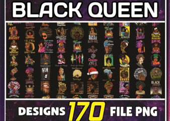 Combo 170 FIle Black Queen Bundle Png, Afro Woman Clipart, Black Girl Magic, Birthday, Afro Lady, Black Melanin, Digital Downloads 979478117 t shirt vector file