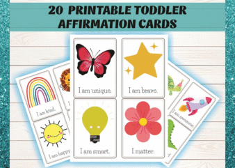 Bundle 20 Child Affirmation cards, Toddler affirmations, Positive daily quotes, Children affirmations,Printable affirmation,Instant Download 994004830