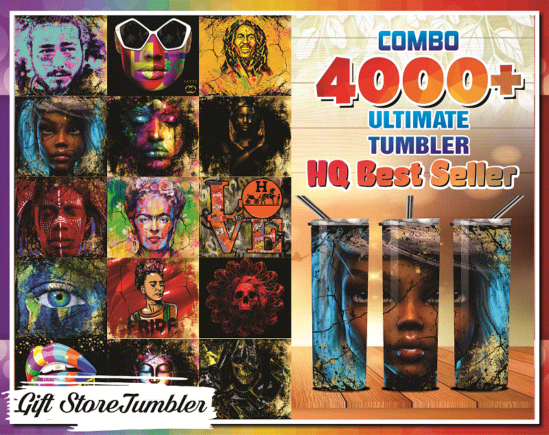 4000+ Ultimate Tumbler, Straight Tapered, Template For Sublimation, Full Tumbler Wrap, PNG Digital Download, Digital File, Huge Tumbler 988209301