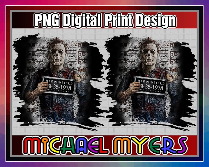 Michael Myers PNG, Michael Myers Halloween, Horror Character, Sublimated Printing, Instant Download, Png Printable, Digital Printable Design 872821791