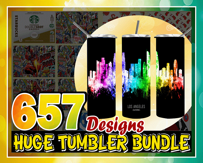 657-Huge Tumber Bundle 20oz Skinny Straight & Tapered Bundle, Bundle Template for Sublimation, Full Tumbler, PNG Digital Download 1000796046