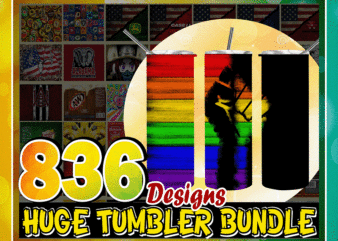 836-Huge Tumber Bundle 20oz Skinny Straight & Tapered Bundle, Bundle Template for Sublimation, Full Tumbler, PNG Digital Download 1000796046