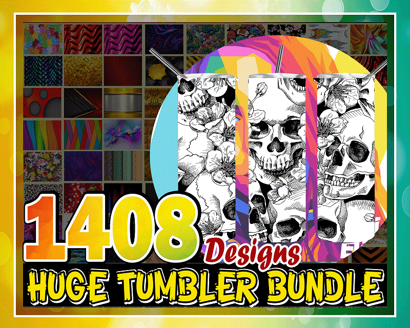 1408-Huge Tumber Bundle 20oz Skinny Straight & Tapered Bundle, Bundle Template for Sublimation, Full Tumbler, PNG Digital Download 1000796046