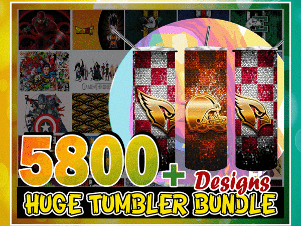 Combo tumber 5800 designs 20oz skinny straight & tapered bundle, bundle template for sublimation, full tumbler, png digital download 1000796046