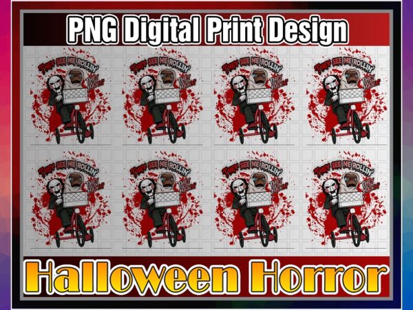 Halloween horror png design, they see me rollin they hatin, printable halloween horror t-shirt, halloween horror png, digital sublimation 1017837322