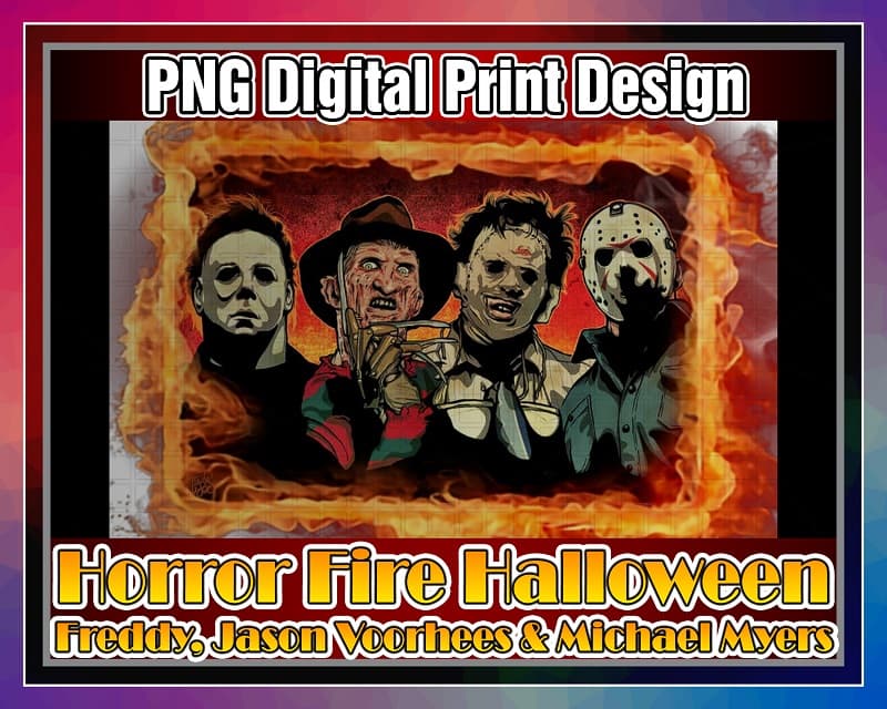 Horror Fire Halloween Png, Freddy Krueger inspired, Sweet Dreams Are Made Of These Nightmare PNG, no physical product, digital download 1028905098