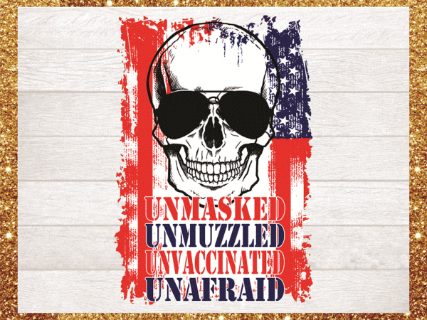 Unmasked skull png, black sunglasses, 4th of july png,usa flag png, sublimation design, digital download 1009422342