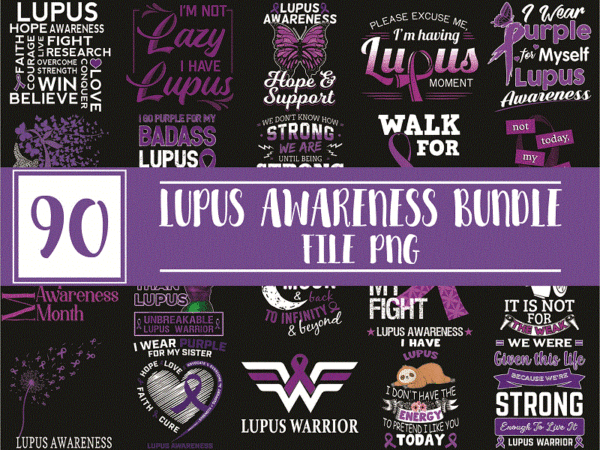 90 lupus awareness png bundle, lupus digital png, warrio lupus awareness png, in may we wear purple png, commercial use, digital download 1014919035
