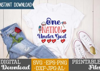 One Nation Under God svg vector for t-shirt,4th of july mega svg bundle, 4th of july huge svg bundle, 4th of july svg bundle,4th of july svg bundle quotes,4th of