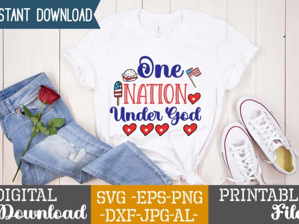 One nation under god svg vector for t-shirt,4th of july mega svg bundle, 4th of july huge svg bundle, 4th of july svg bundle,4th of july svg bundle quotes,4th of