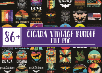 Bundle 90 Cicada Brood X 2021 Png, Brood X png, Cicada Vintage 2021 png, Cicadas png, Cicada Print, Cicada Eastern Brood X, Digital download 1024476011 t shirt template