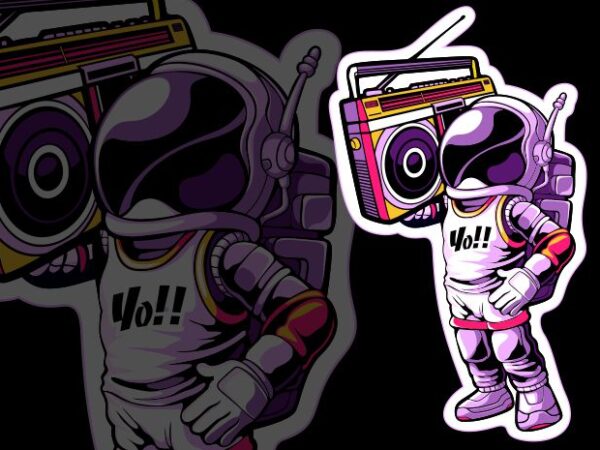 Astronaut 38 t shirt vector