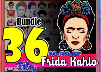 Bundle 36 Designs Frida Kahlo svg, Frida Kahlo svg png dxf, Frida Kahlo Cipart, Frida Kahlo svg cut fies, MusicArtStore Digital Download 998476602