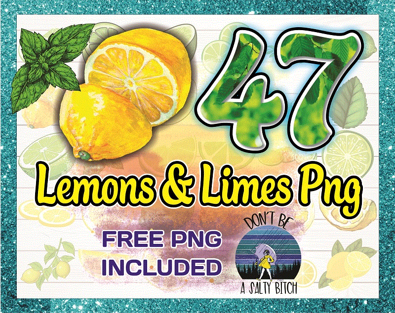 Bundle 47 Lemons & Limes Png Designs, Yellow Lemon, Green Lemon png, Summer Drinks png, Lemon Clipart, Bundle Plus 1 Free png File Digital 1034132233