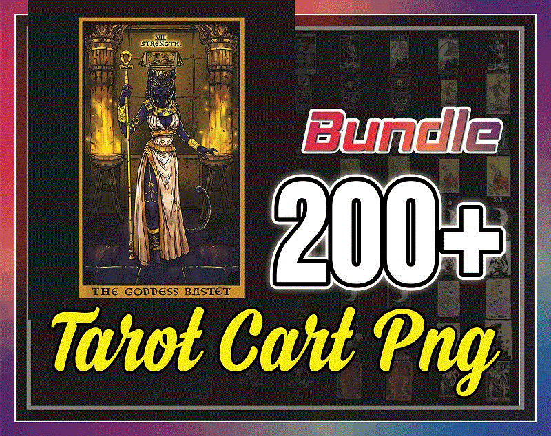 200+ Tarot Cart PNG Bundle, Tarot Art PNG For Cricut, Magical Tarot Cart, Files For Cricut, Tarot Vecto, Digital Download, Instant Download 1035911131