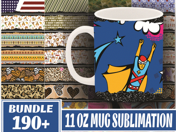 Bundle 190 designs 11 oz mug sublimation, 11oz glitter mug sublimation drive, 200 mug sublimation files, mug designs, digital download 924624194