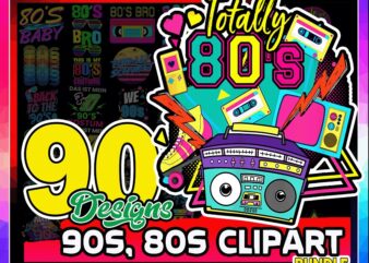 90 Designs 90s, 80s Clipart, Neon 80s Clipart, 1980, 1990 Retro, Neon, Digital Graphics, 80s Party, I Love 80s, Digital Download 1005923935