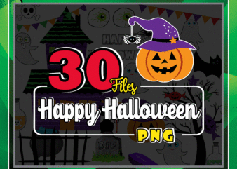 30 Happy Halloween Clipart Png, Cute Halloween Clip art, Happy Fun Halloween Png Bundle, Digital Download, Personal Use and Commercial Use 874444160