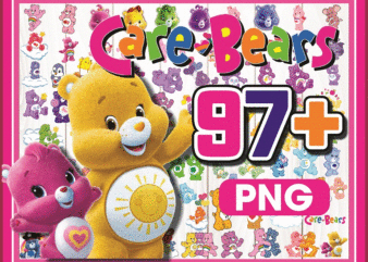 97 Care Bears ClipArt- PNG Images 300dpi Digital, Clip Art, Instant Download, Graphics Transparent Background Scrapbook 980324195